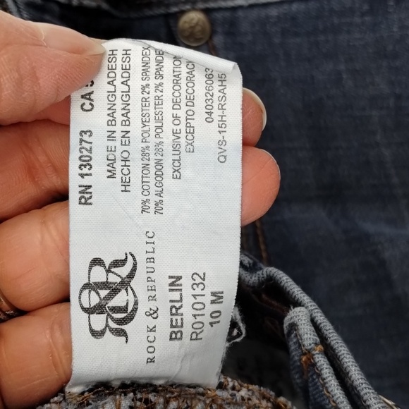 Rock & Republic Berlin Jeans size 10 M 29" inseam - Picture 7 of 14